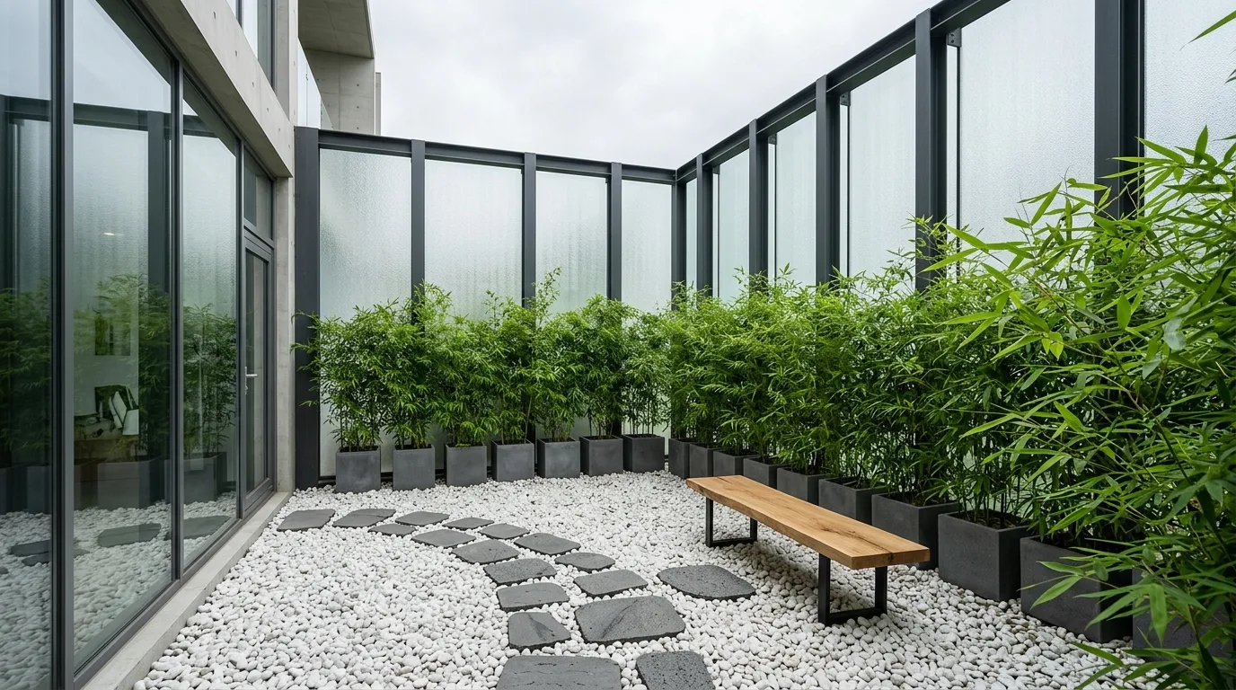 Walled Garden With Planting Borders